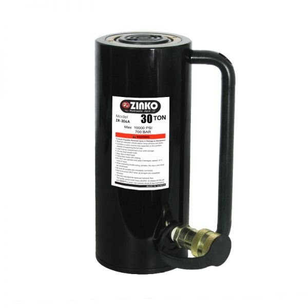 ZR-306A Single Acting Cylinder, Aluminum, 30 Ton, 6in Stroke Min. Height 10.79in